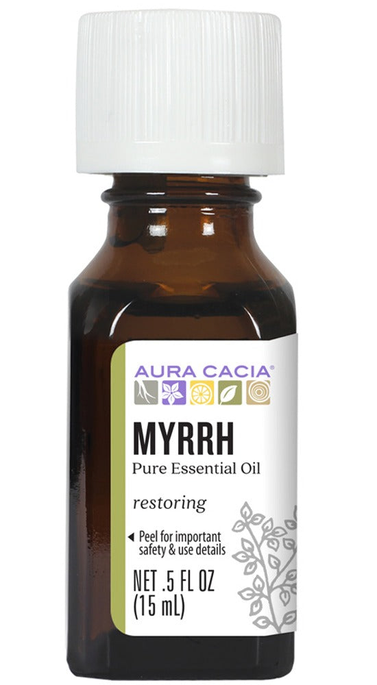 AURA CACIA Myrrh Essential Oil (15 ml)
