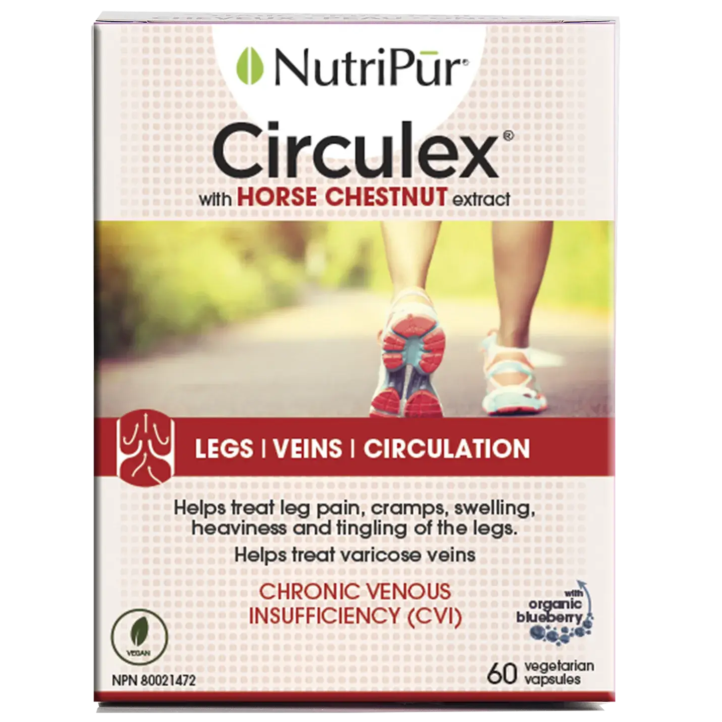 NUTRIPUR Circulex legs veins - 60 vcaps