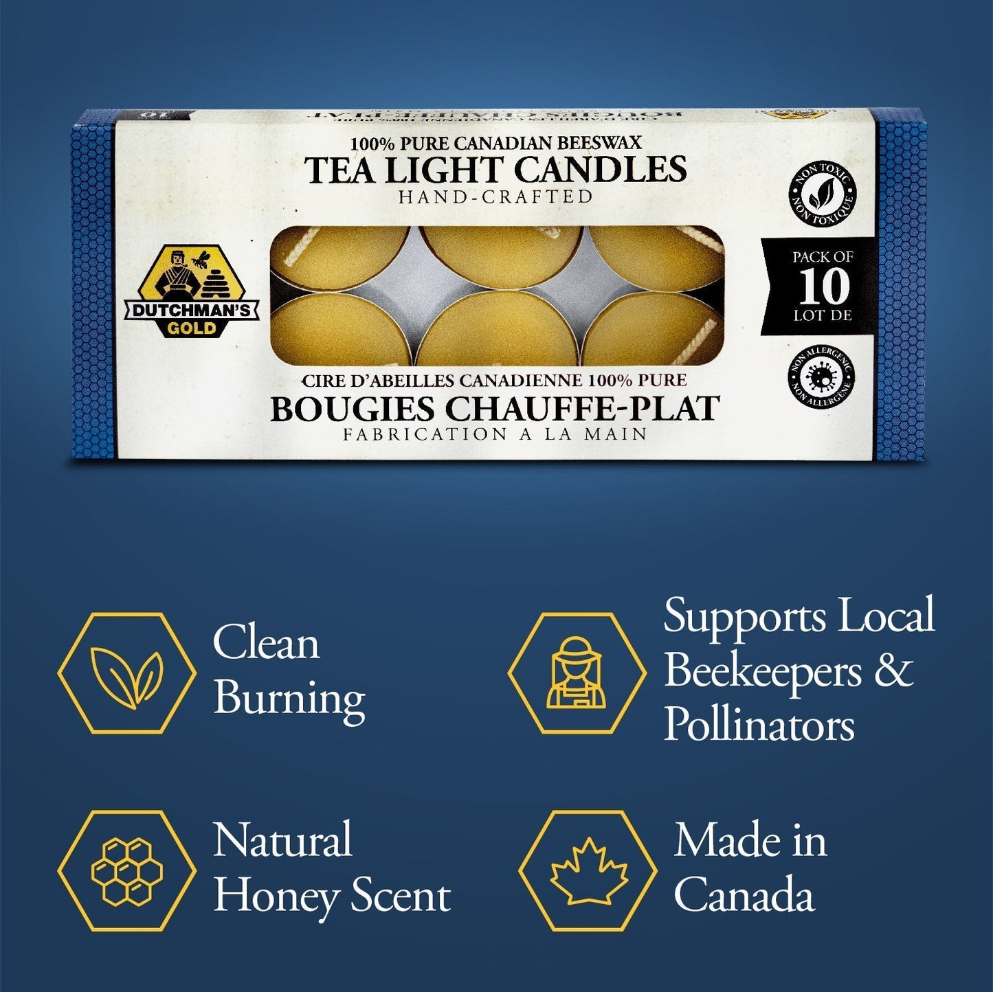 Beeswax Tea Lights