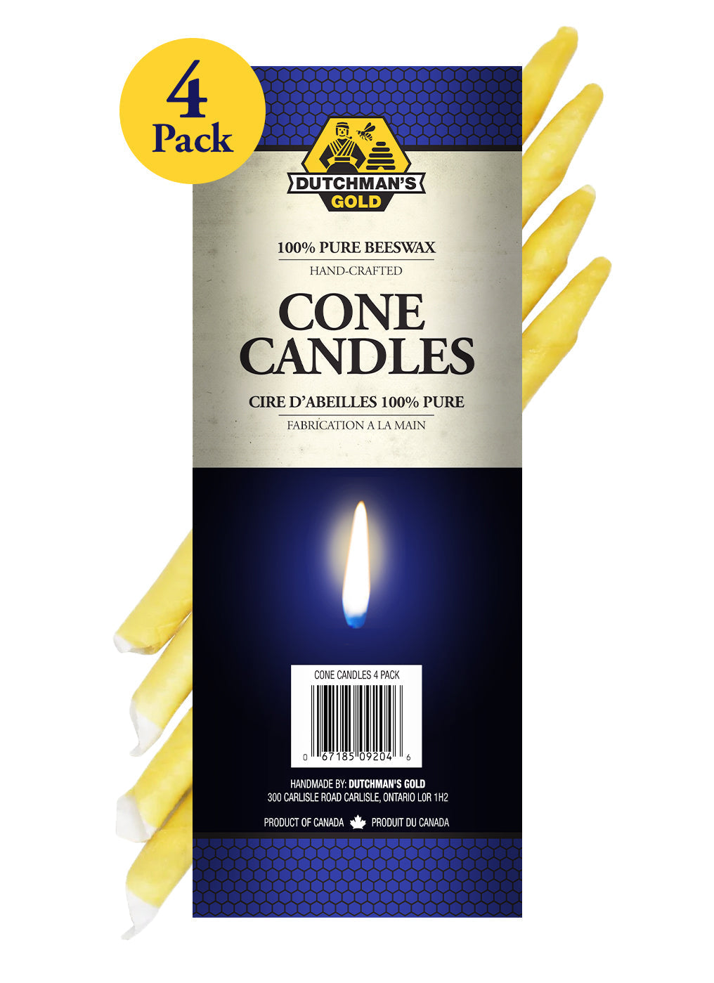 DUTCHMAN'S GOLD CONE CANDLES