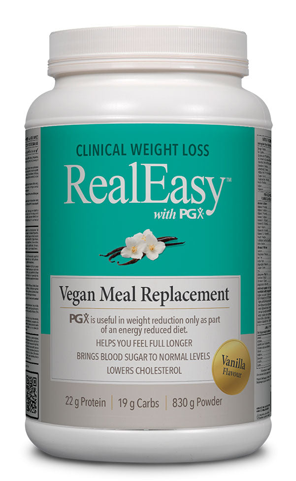 RealEasy™ with PGX® Vegan Meal Replacement (Vanilla - 830 gr)