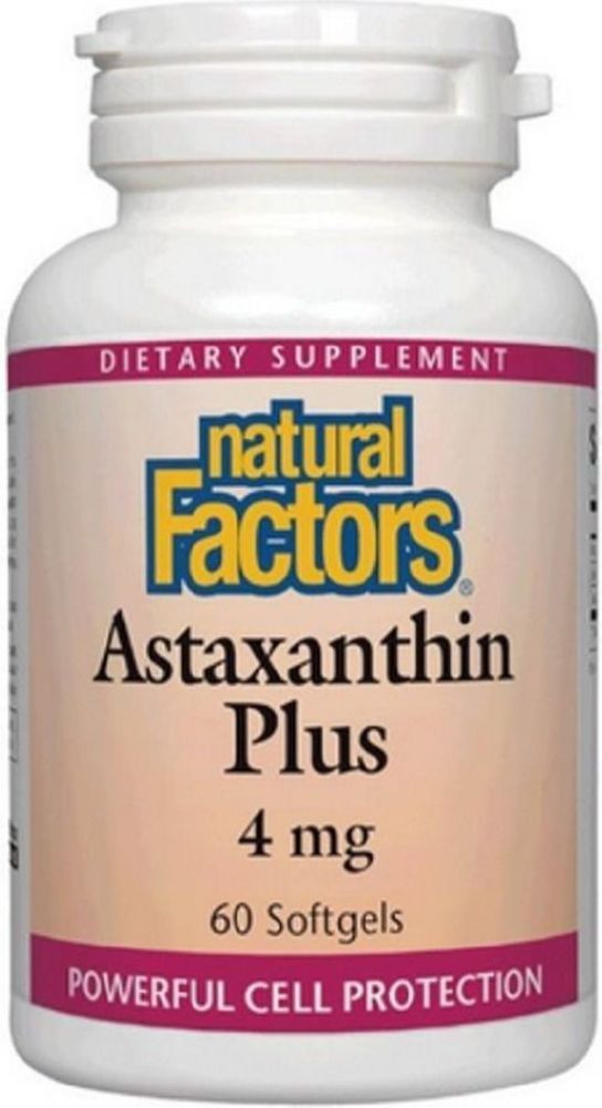 NATURAL FACTORS Astaxanthin Plus (60 sgels)