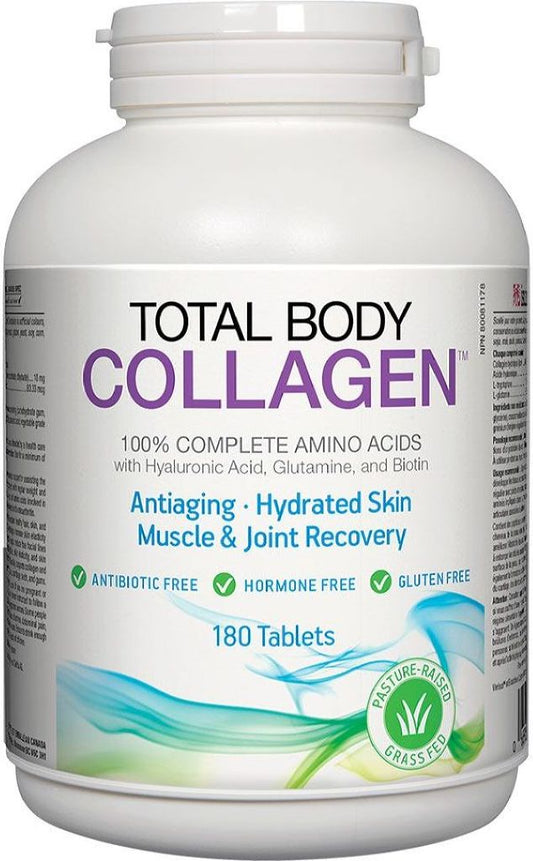 NATURAL FACTORS Total Body Collagen (180 tabs )