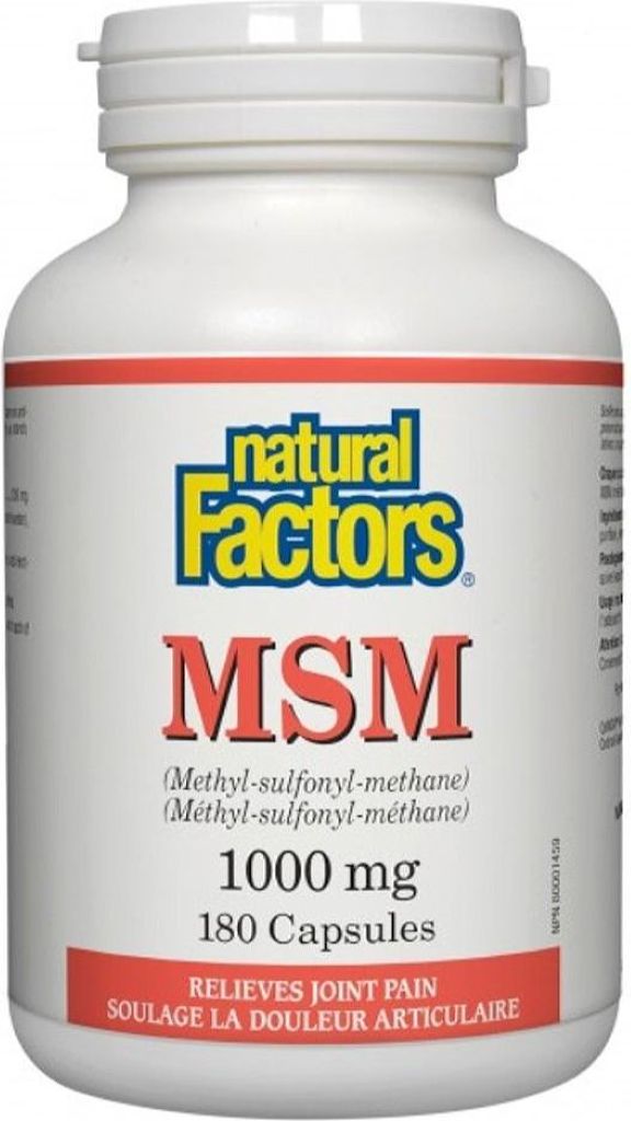 NATURAL FACTORS MSM (1000 mg - 180 caps)