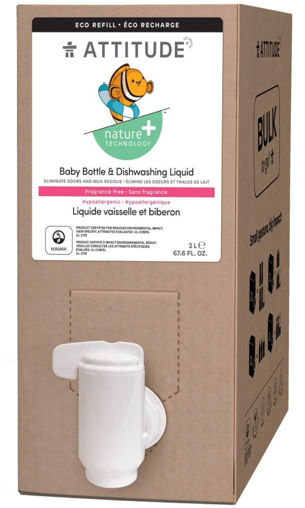 ATTITUDE Dishwashing Liquid (Baby Bottles FF - 2L)