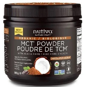 NUTIVA Organic MCT Powder (Chocolate - 300 gr)