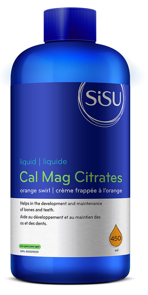 SISU Calcium & Magnesium Citrates (Orange Swirl - 450 ml)