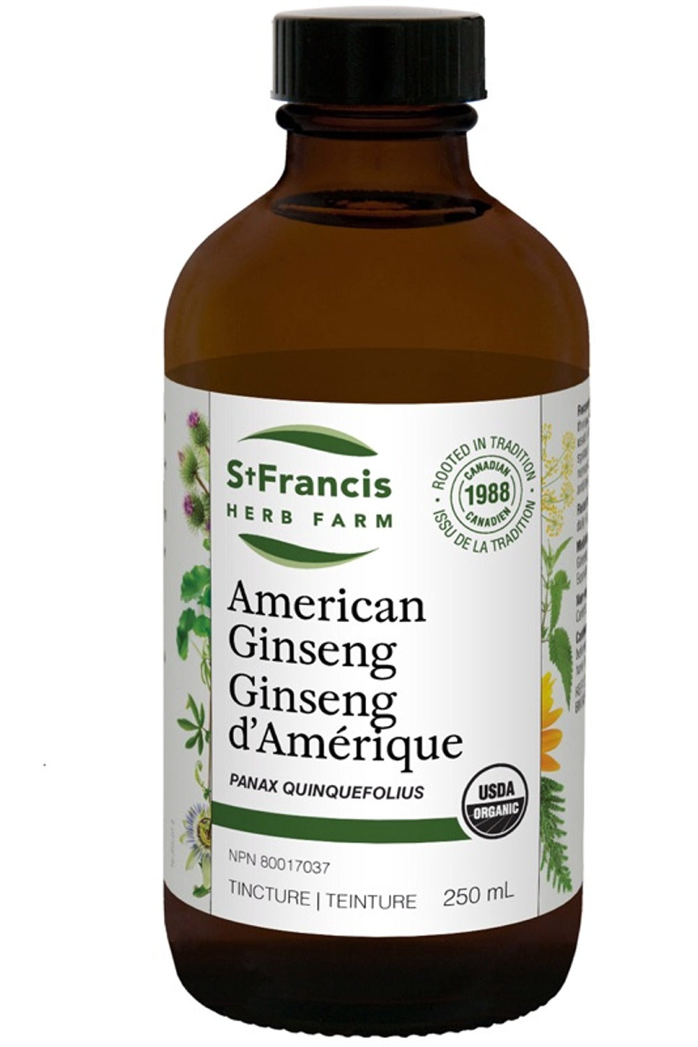 ST FRANCIS HERB FARM American Ginseng (250 ml)