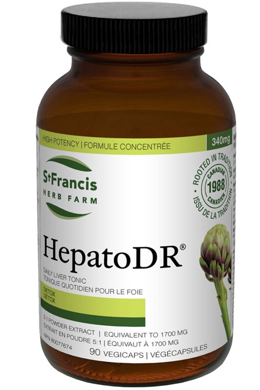 ST FRANCIS HERB FARM HepatoDR 5:1 Extract (90 vcaps)