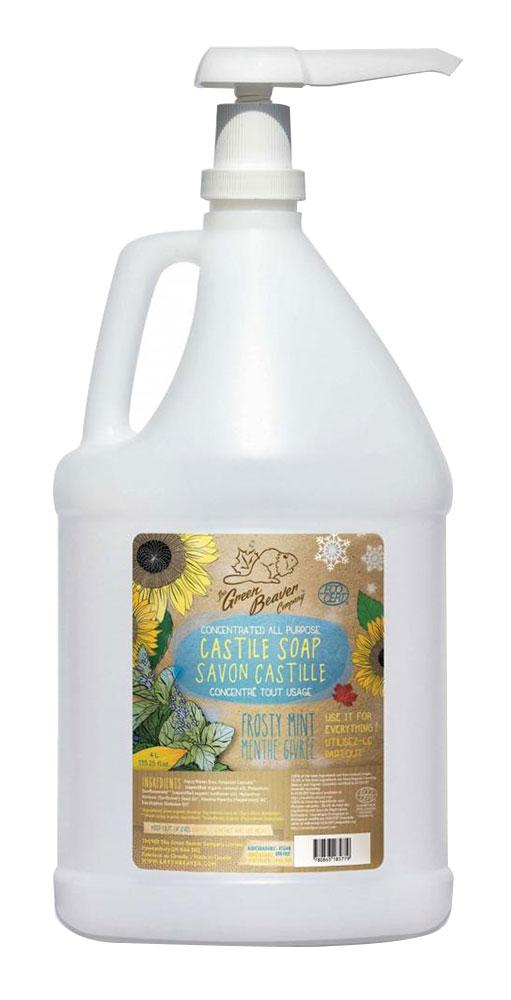 GREEN BEAVER All Purpose Soap Frosty Mint (Frosty Mint - 3.78 L)