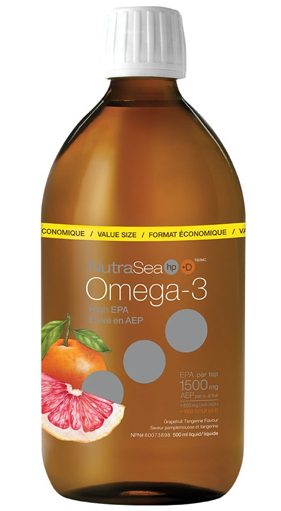 NUTRASEA Omega 3 HP +D (Grapefruit Tangerine - 500 ml)
